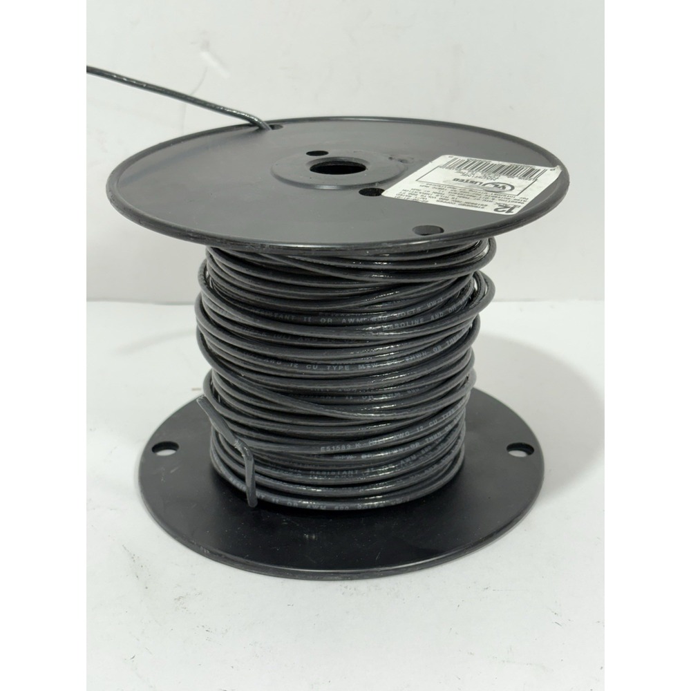 Southwire E51583 Type Black Wire 12 AWG Used About 4.12 Pounds Of Wire